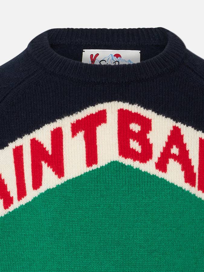 Mc2 Saint Barth Maglia Da Bambino Girocollo Con Stampa Saint Barth