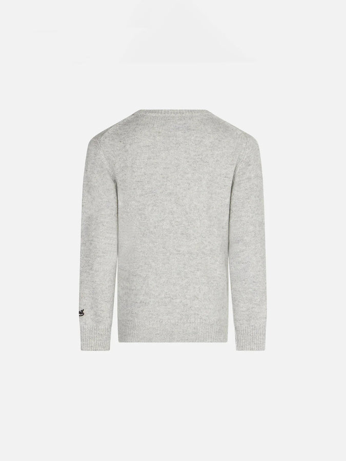 Mc2 Saint Barth Maglia Da Bambino Grigia Snoopy Cool - Special Edition