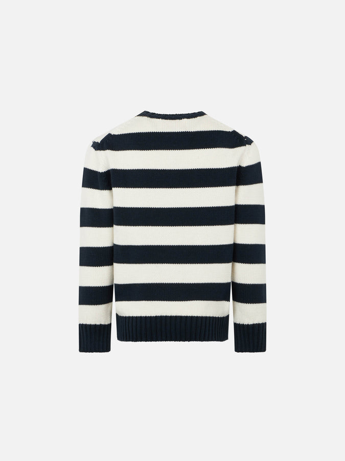 Mc2 Saint Barth Maglia Da Bambino In Cotone Con Ricamo St. Barth