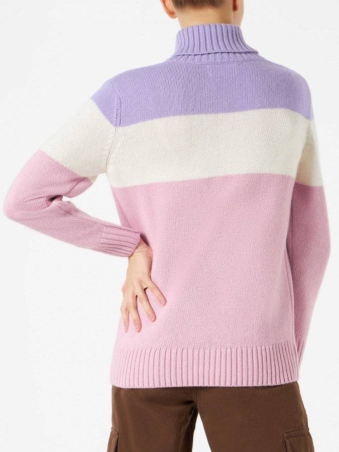 Mc2 Saint Barth Maglia Da Donna A Collo Alto Con Scritta Courma