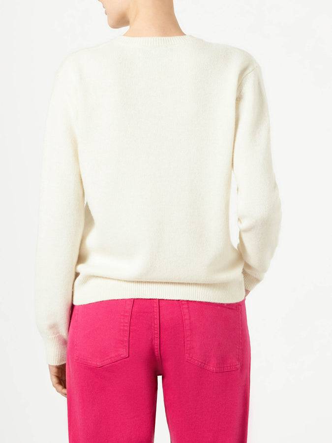 Mc2 Saint Barth Maglia Da Donna Con Logo In Spugna Saint Barth