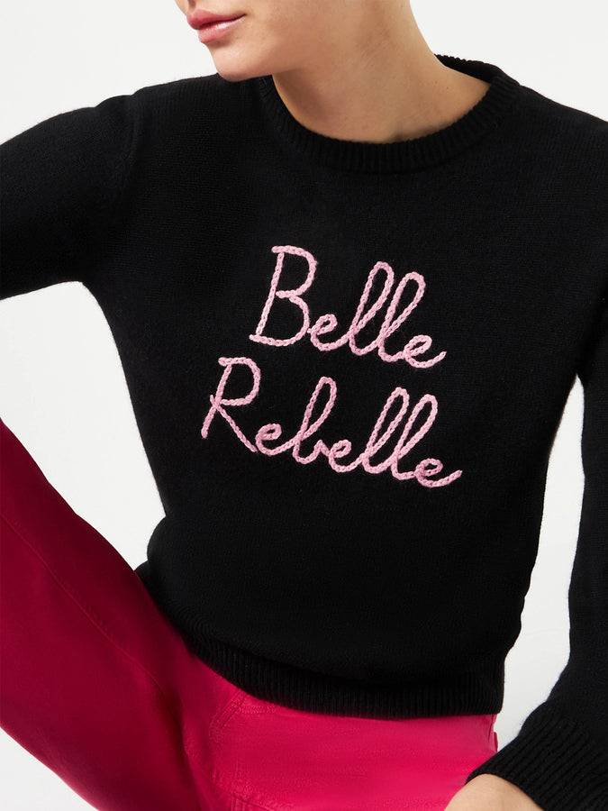 Mc2 Saint Barth Maglia Da Donna Con Ricamo Belle Rebelle