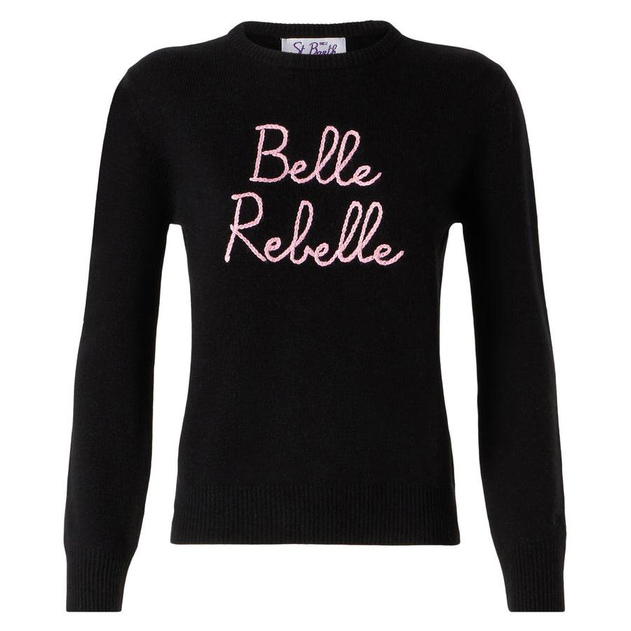 Mc2 Saint Barth Maglia Da Donna Con Ricamo Belle Rebelle