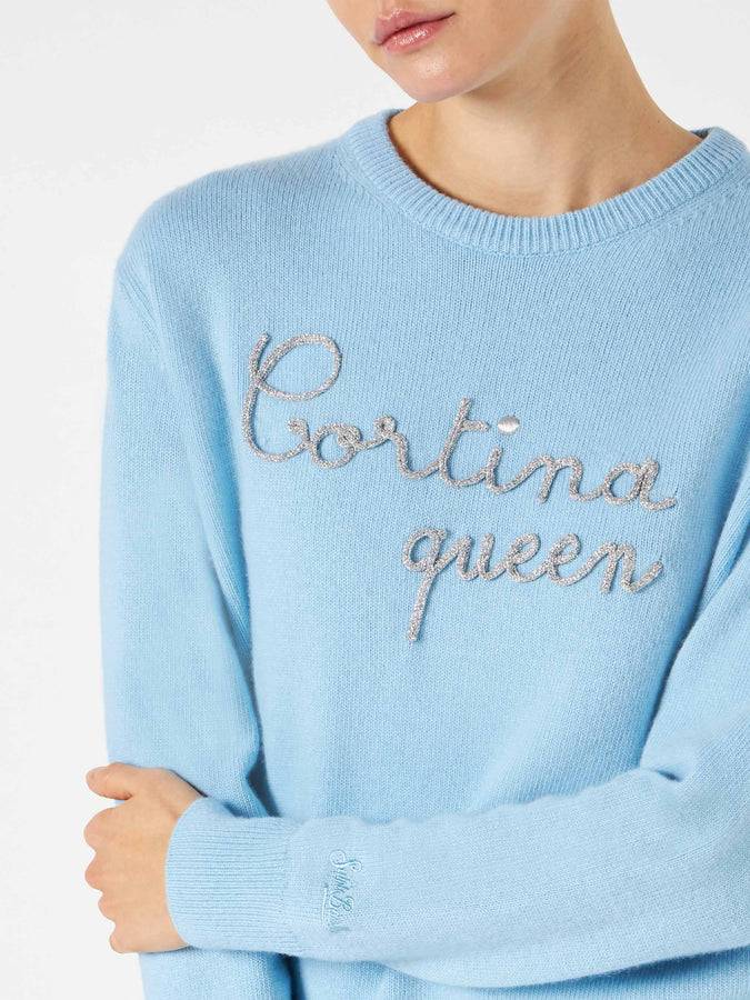 Mc2 Saint Barth Maglia Da Donna Con Ricamo Cortina Queen