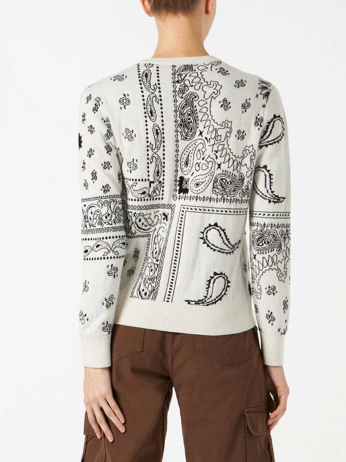 Mc2 Saint Barth Maglia Da Donna Con Ricamo Stampa Bandana