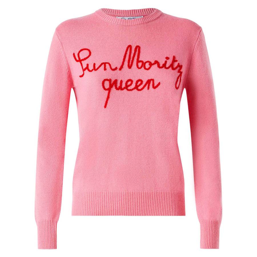Mc2 Saint Barth Maglia Da Donna Con Ricamo Sun Moritz Queen