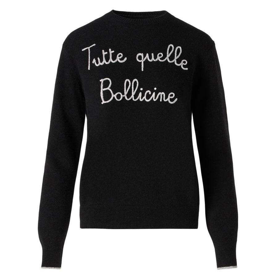 Mc2 Saint Barth Maglia Da Donna Con Ricamo Tutte Quelle Bollicine