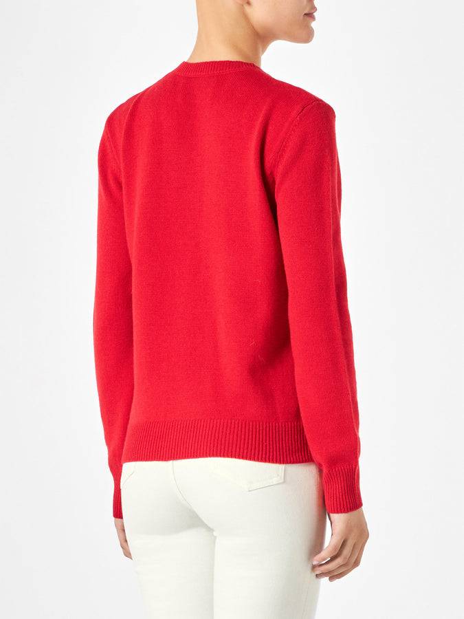 Mc2 Saint Barth Maglia Da Donna Con Stampa Snoopy | SNOOPY PEANUTS™ EDIZIONE SPECIALE