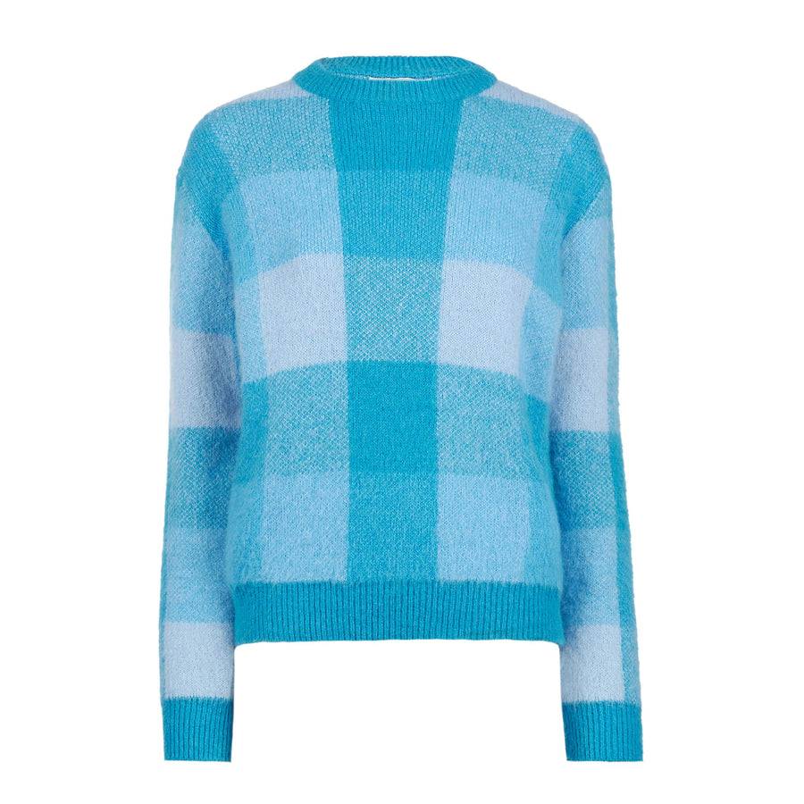 Mc2 Saint Barth Maglia Da Donna Garzata Con Fantasia Check