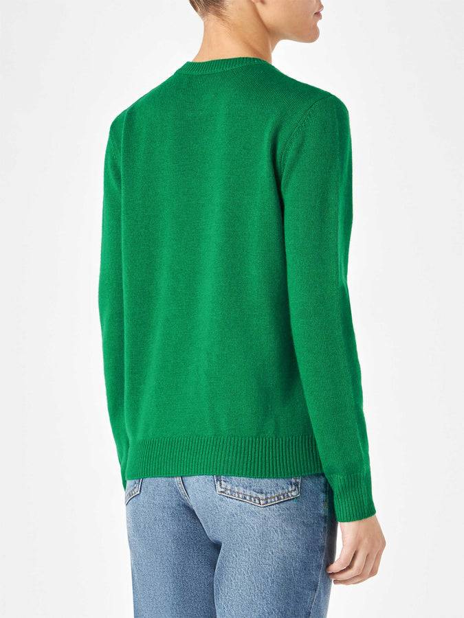 Mc2 Saint Barth Maglia Da Donna Garzata Con Stampa Margherite