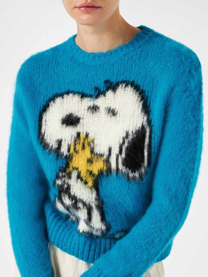 Mc2 Saint Barth Maglia Da Donna Garzata Con Stampa Snoopy | SNOOPY - EDIZIONE SPECIALE PEANUTS™