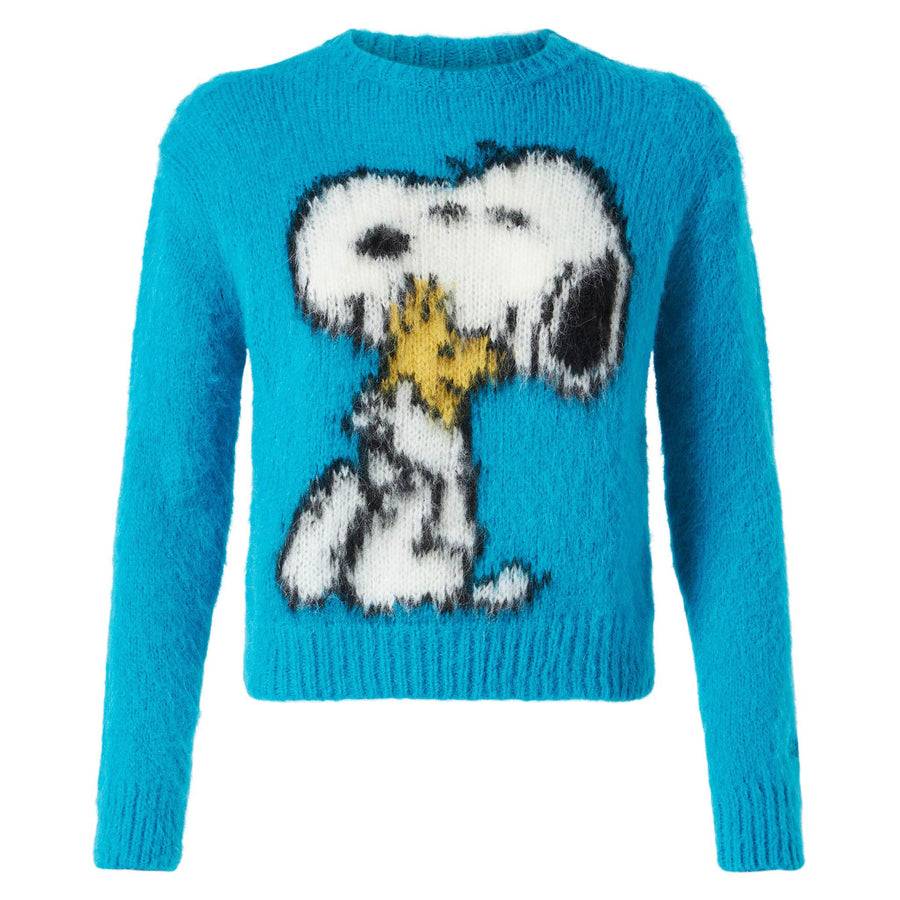 Mc2 Saint Barth Maglia Da Donna Garzata Con Stampa Snoopy | SNOOPY - EDIZIONE SPECIALE PEANUTS™