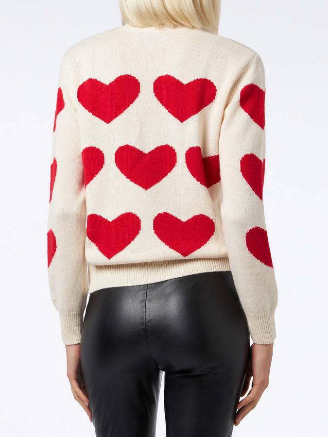 Mc2 Saint Barth Maglia Da Donna Girocollo Con Ricamo All I Want For Xmas Is You