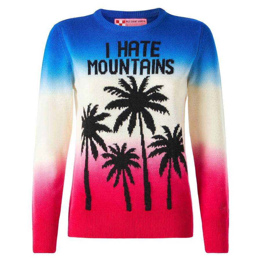 Mc2 Saint Barth Maglia Da Donna Sfumata Viola E Fucsia