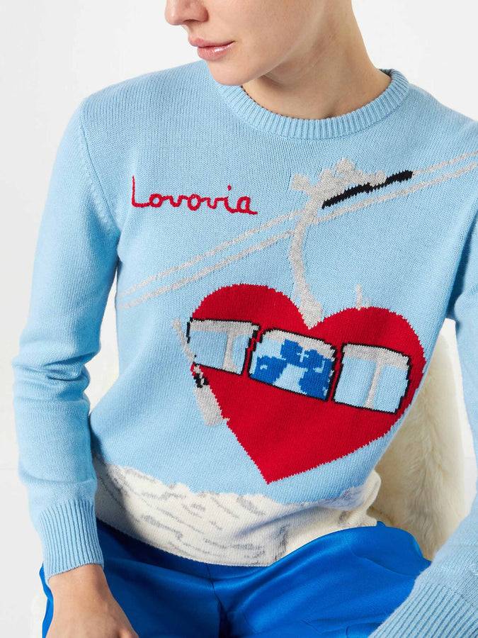 Mc2 Saint Barth Maglia Da Donna Stile Cartolina Vintage Con Ricamo Lovovia