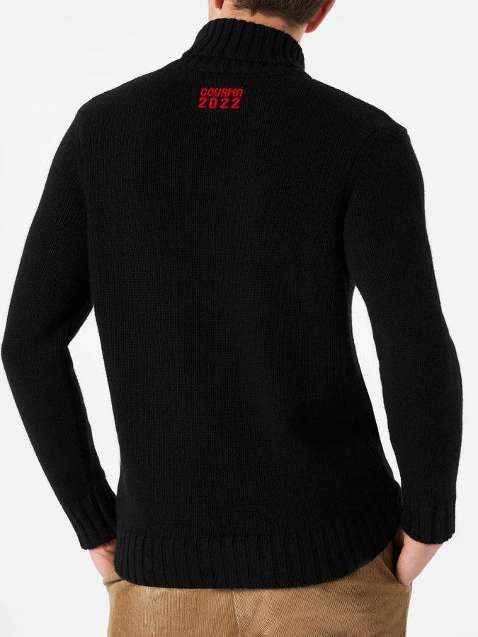Mc2 Saint Barth Maglia Da Uomo Collo Alto Con Ricamo Super G | SUPER G EDIZIONE SPECIALE