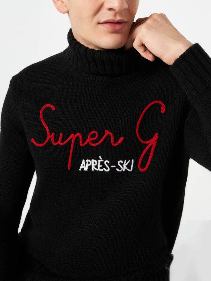 Mc2 Saint Barth Maglia Da Uomo Collo Alto Con Ricamo Super G | SUPER G EDIZIONE SPECIALE