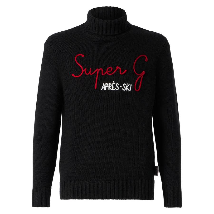 Mc2 Saint Barth Maglia Da Uomo Collo Alto Con Ricamo Super G | SUPER G EDIZIONE SPECIALE