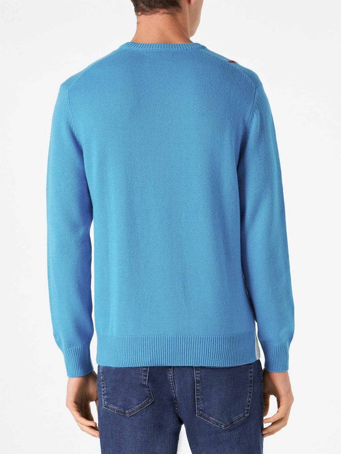 Mc2 Saint Barth Maglia Da Uomo Con Cartolina Campiglio