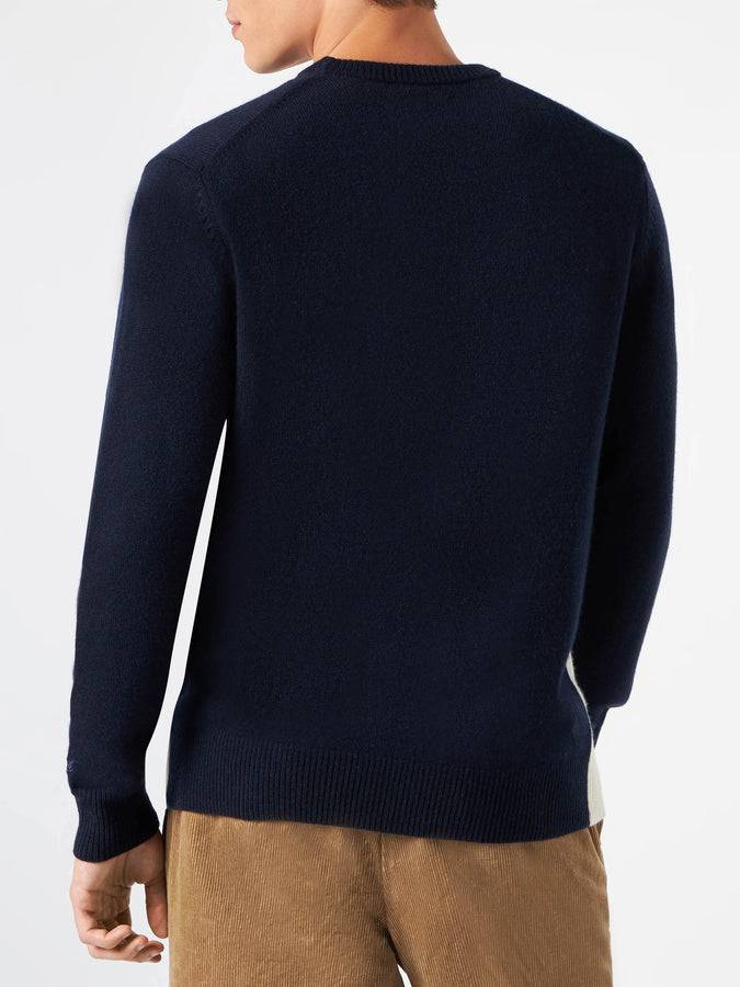Mc2 Saint Barth Maglia Da Uomo Con Cartolina Di Courmayeur