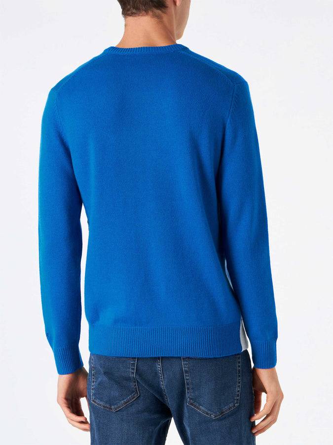 Mc2 Saint Barth Maglia Da Uomo Con Cartolina Montagne
