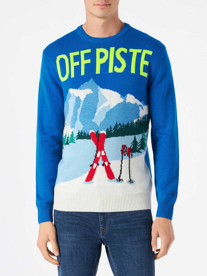 Mc2 Saint Barth Maglia da uomo con cartolina montagne