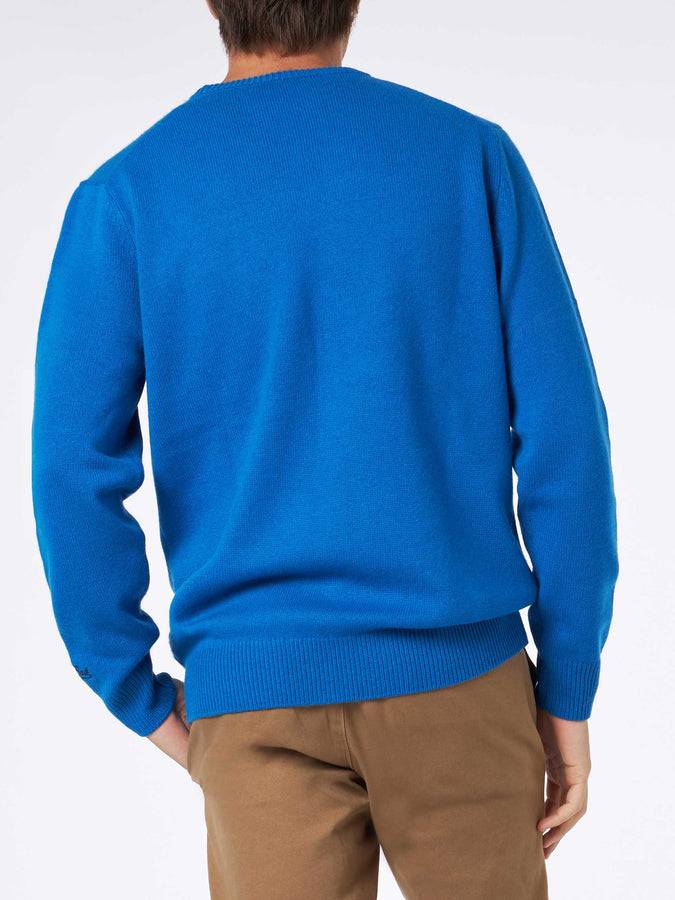 Mc2 Saint Barth Maglia Da Uomo Con Ricamo A Far L'amore Comincia Tu