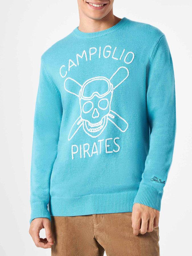 Mc2 Saint Barth Maglia da uomo con ricamo Campiglio Pirates