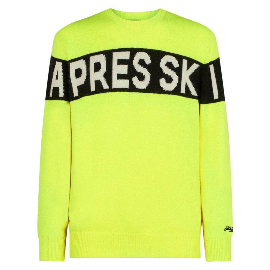 Mc2 Saint Barth Maglia Da Uomo Con Scritta Apres Ski
