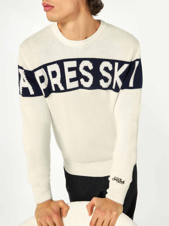 Mc2 Saint Barth Maglia Da Uomo Con Scritta Après Ski