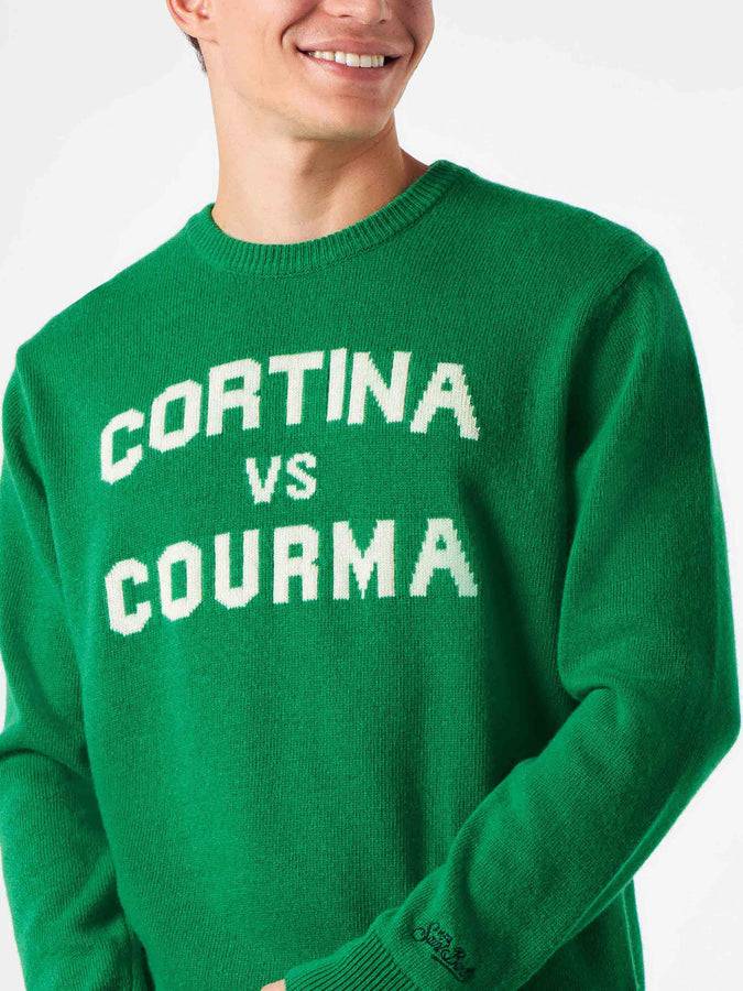 Mc2 Saint Barth Maglia Da Uomo Con Scritta Cortina Vs Courma