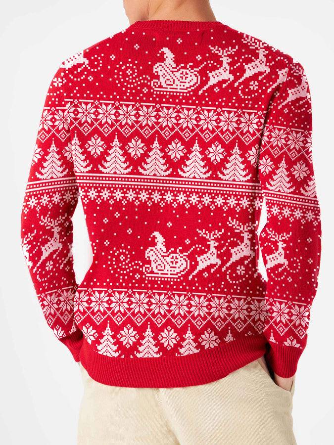 Mc2 Saint Barth Maglia Da Uomo Con Scritta I Believe In Santa