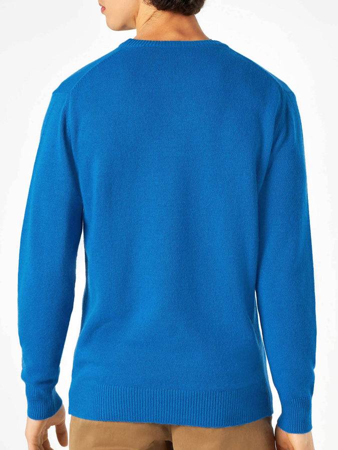 Mc2 Saint Barth Maglia Da Uomo Con Stampa Jacquard Milano Padel Club
