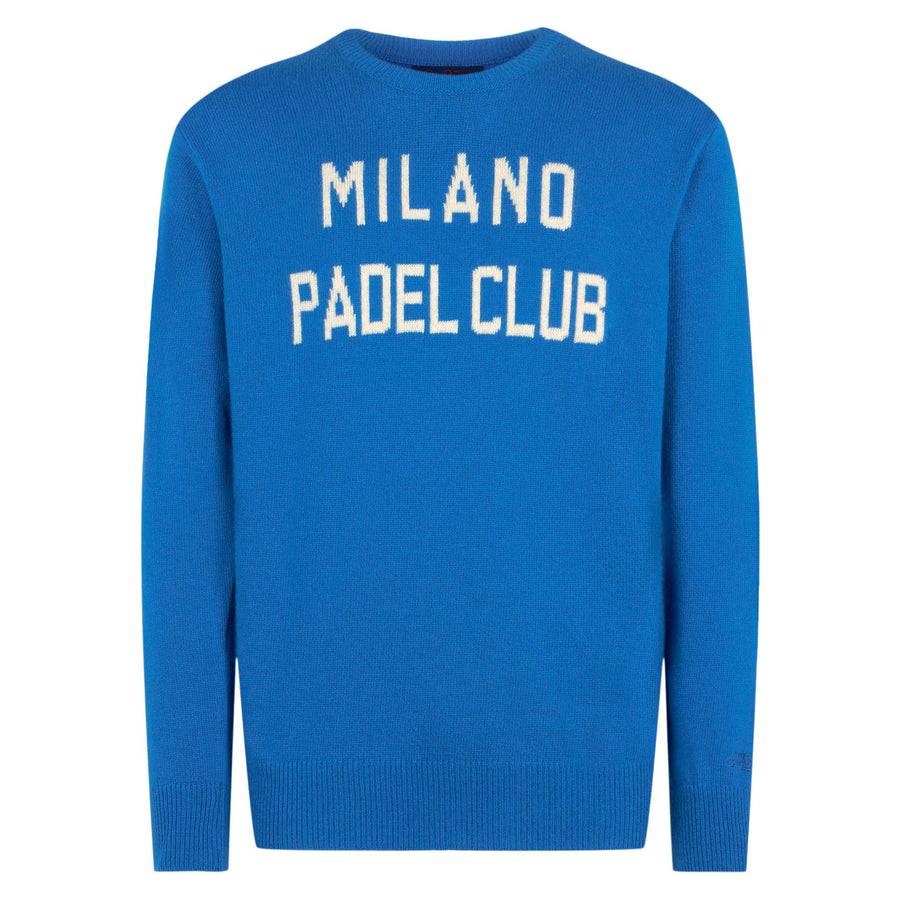 Mc2 Saint Barth Maglia Da Uomo Con Stampa Jacquard Milano Padel Club