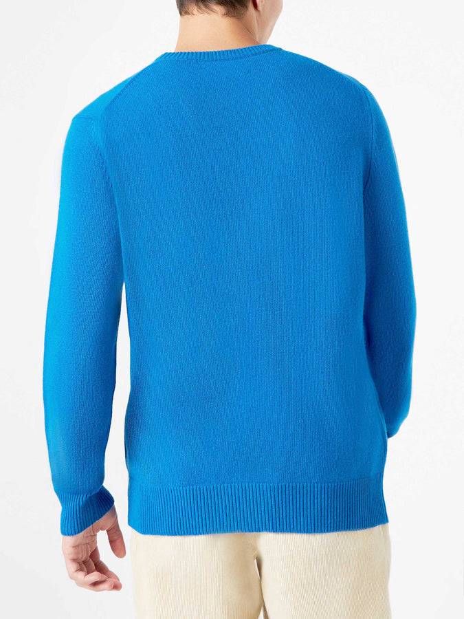 Mc2 Saint Barth Maglia Da Uomo Con Stampa Jacquard Pista Bellavista & Fuoripista