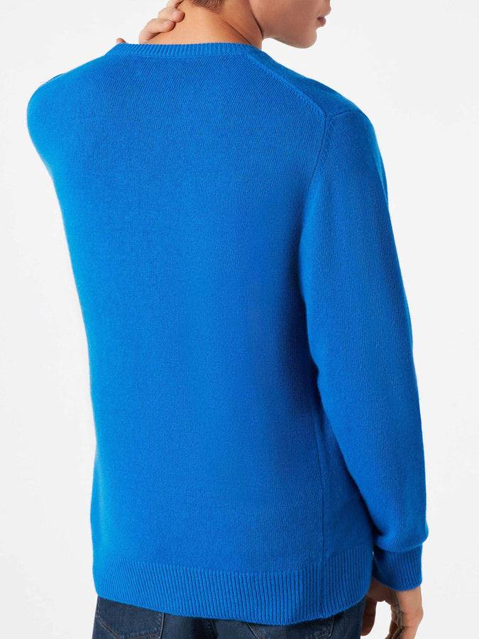Mc2 Saint Barth Maglia Da Uomo Con Stampa Jacquard St. Barth Padel Club