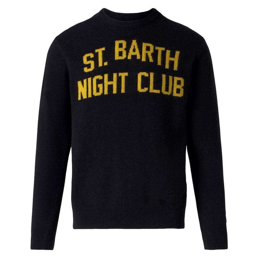 Mc2 Saint Barth Maglia Da Uomo Con Stampa St. Barth Night Club