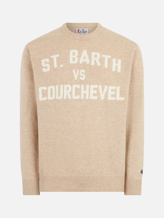 Mc2 Saint Barth Maglia Da Uomo Con Stampa St. Barth VS Courchevel