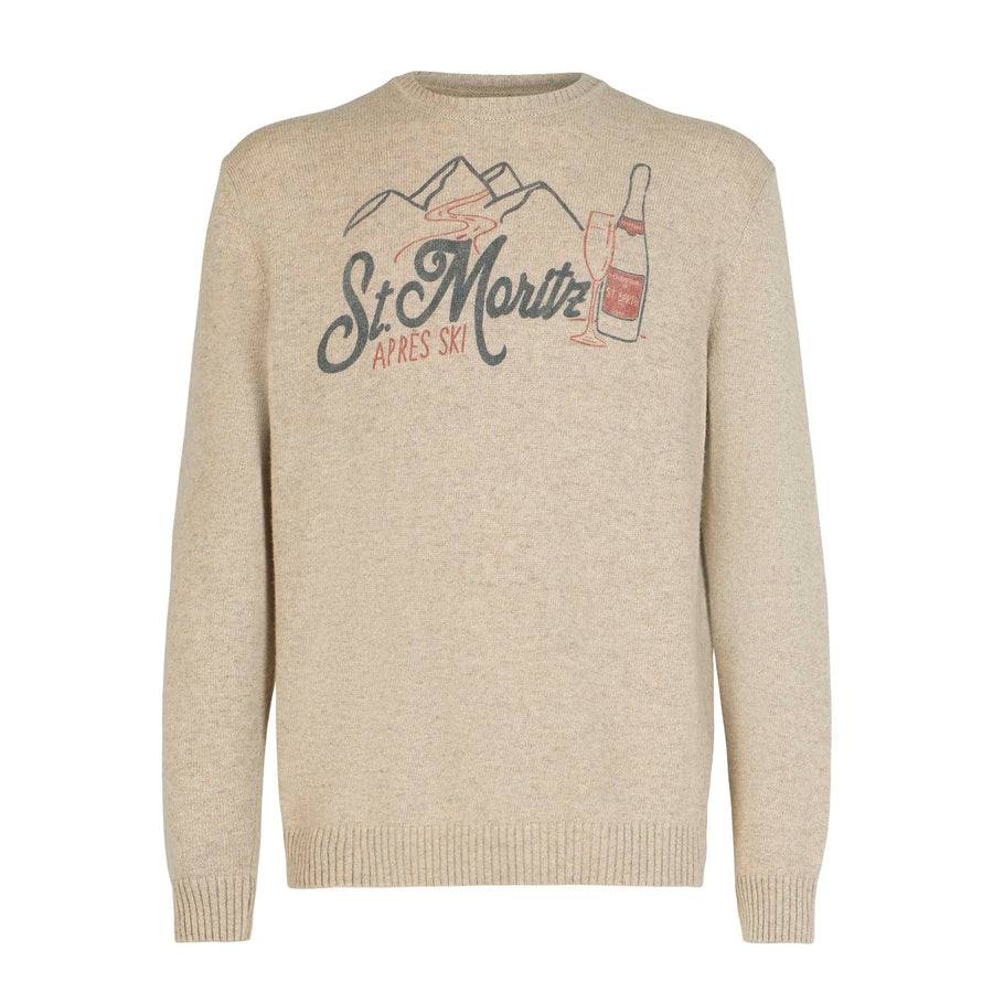 Mc2 Saint Barth Maglia Da Uomo Con Stampa St. Moritz