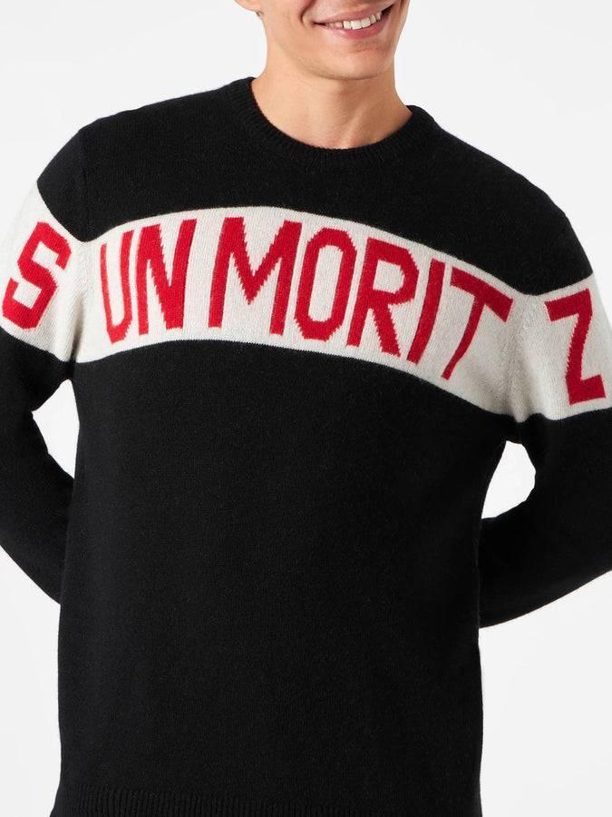 Mc2 Saint Barth Maglia Da Uomo Con Stampa Sun Moritz