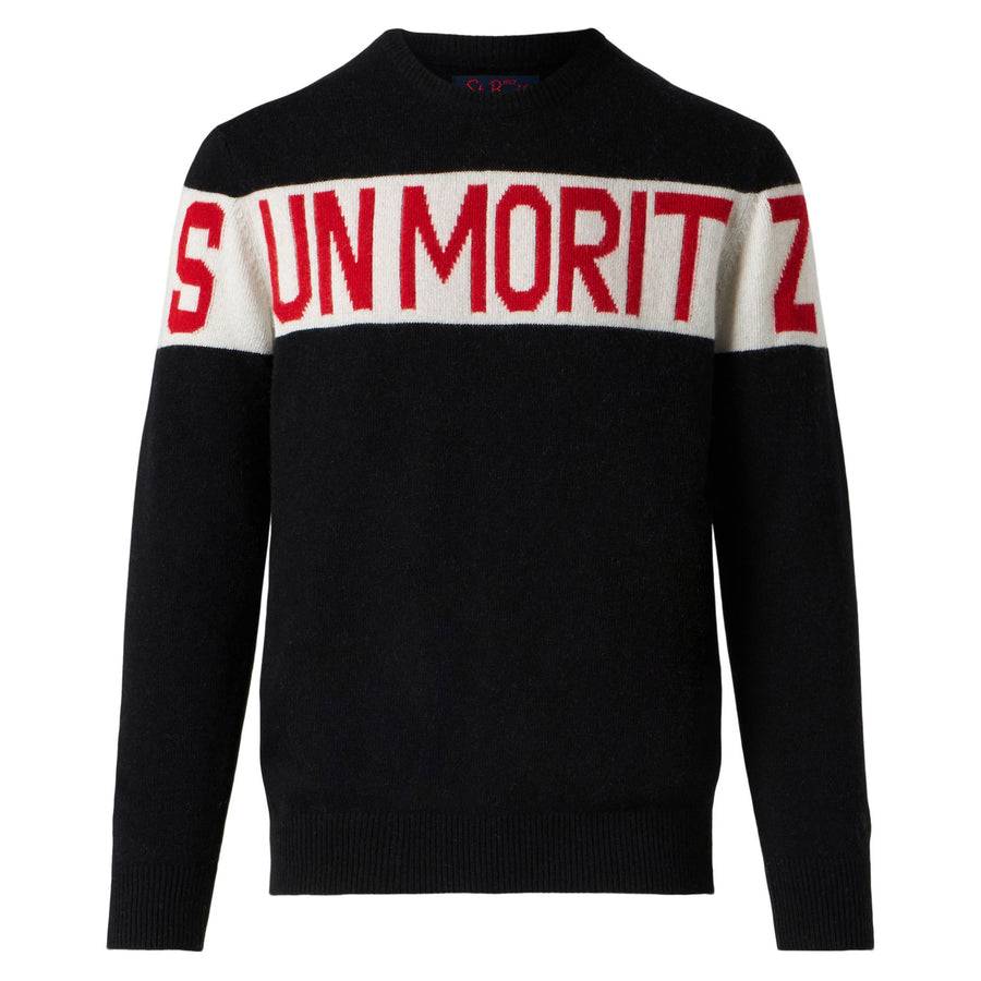 Mc2 Saint Barth Maglia Da Uomo Con Stampa Sun Moritz