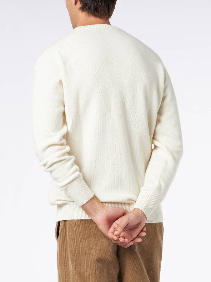 Mc2 Saint Barth Maglia Da Uomo Girocollo Con Ricamo Super G | EDIZIONE SPECIALE SUPER G