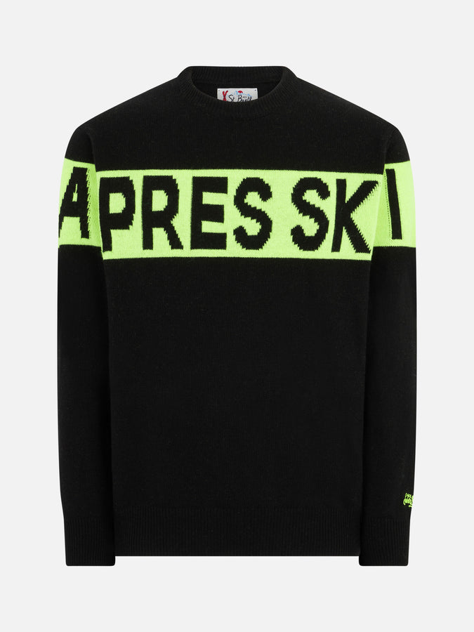 Mc2 Saint Barth Maglia Da Uomo Girocollo Con Stampa Jacquard Après Ski