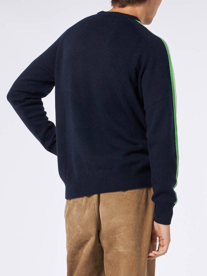 Mc2 Saint Barth Maglia Da Uomo Girocollo Con Stampa Jacquard Bart Simpson | EDIZIONE SPECIALE DEI SIMPSON