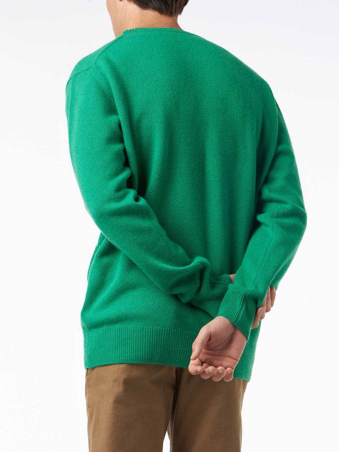 Mc2 Saint Barth Maglia Da Uomo Girocollo Con Stampa Jacquard Campanelli GIN-GLE