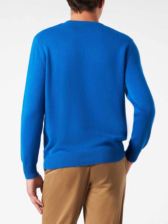 Mc2 Saint Barth Maglia Da Uomo Girocollo Con Stampa Jacquard Padel Snoopy | SNOOPY - EDIZIONE SPECIALE ©PEANUTS