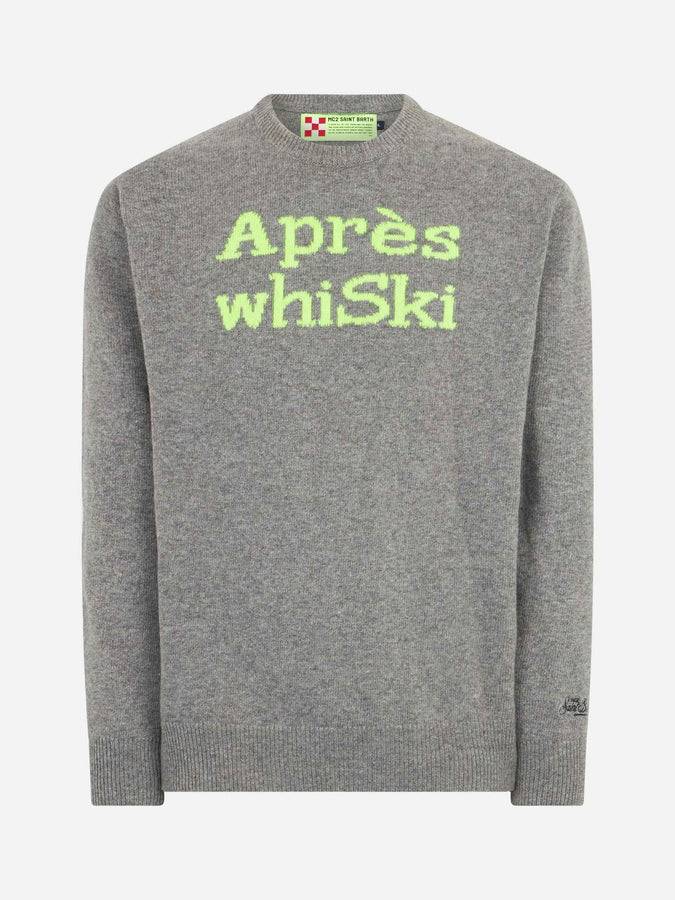 Mc2 Saint Barth Maglia Da Uomo In Misto Cashmere Whi-Ski