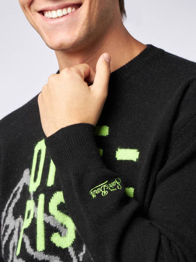 Mc2 Saint Barth Maglia Da Uomo Off-Piste Giallo Fluo