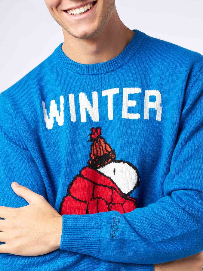 Mc2 Saint Barth Maglia Da Uomo Snoopy Winter Mood | Edizione Speciale Peanuts™