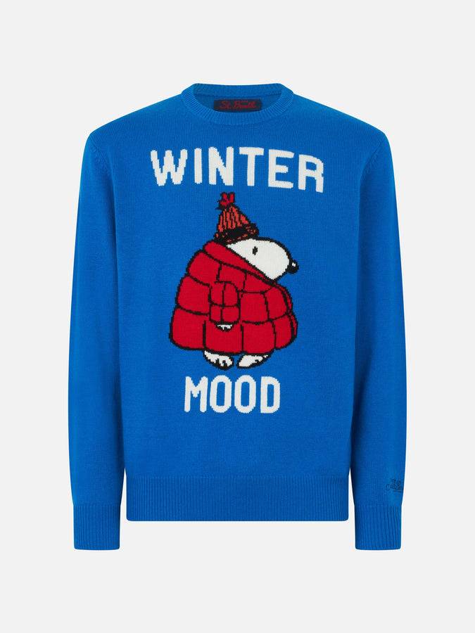 Mc2 Saint Barth Maglia Da Uomo Snoopy Winter Mood | Edizione Speciale Peanuts™
